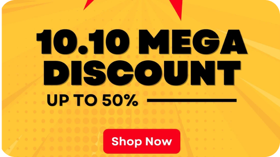 10.10 Mega Discount Up to 50%